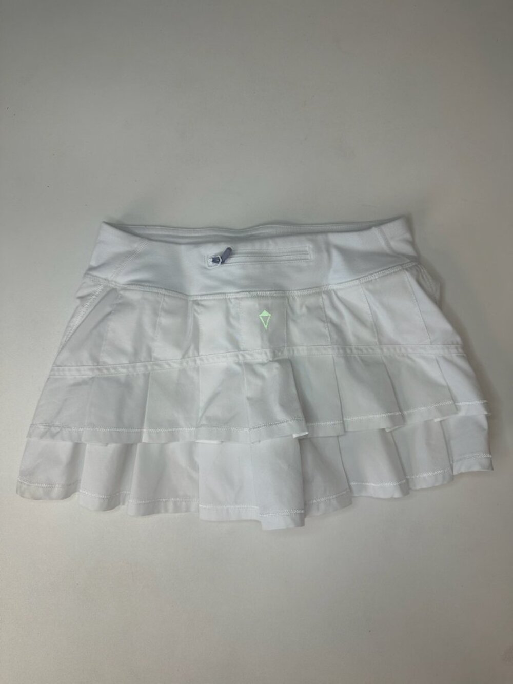 Ivivva Set The Pace White Skirt - Size 8